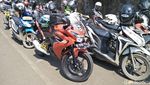 Bermotor, Ribuan Karyawan Honda Ramaikan Hari Buruh