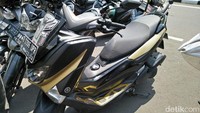 Yamaha NMAX dengan sentuhan modifikasi sederhana juga ikut terparkir saat May Day 2018. Foto: Ruly Kurniawan