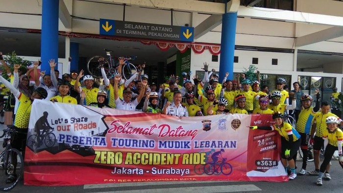 Touring Sepeda Mudik Kemenhub Start dari Brebes Menuju Kendal