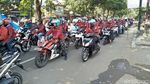 Bermotor, Ribuan Karyawan Honda Ramaikan Hari Buruh