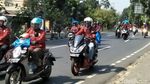 Bermotor, Ribuan Karyawan Honda Ramaikan Hari Buruh