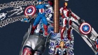 Ini dia barang-barang yang membentuk logo Avengers. Inhabitat/Istimewa.