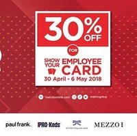 Bukan hanya situs belanja, brand-brand internasional juga mengadakan program sale terkait hari buruh 2018. Sejumlah merek di bawah Metroxgroup pun patut Anda lirik. Hingga 6 Mei 2018, Anda bisa mendapati produk Keds, Kohai, Mezzo, Paul Frank, PRO-Keds, Shaga, Sperry, The Little Things She Needs, hingga Wakai. Potongan harga yang diberikan hingga 30%. Foto: Dok. Metroxgroup