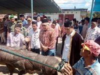 Bupati Halmahera Barat dan jajaran terkait (dok Pemkab Halmahera Barat)