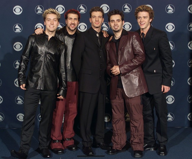 Grup vokal pria asal Amerika Serikat ini sempat menggemparkan industri musik dunia di awal 2000-an. Dibentuk pada 1995, Nsync digawangi oleh Lance Bass, JC Chasez, Joey Fatone, Justin Timberlake dan Chris Kirkpatrick. Foto: Dok. Getty Images