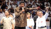 Calon presiden yang akan didukung KSPI 2019 adalah Prabowo Subianto, kata Presiden KSPI Said Iqbal di Istora Senayan, Jakarta, Selasa (1/5/2018).