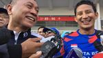 Foto: Aksi Zulkifli dan Sandiaga Lari Pagi Rayakan May Day