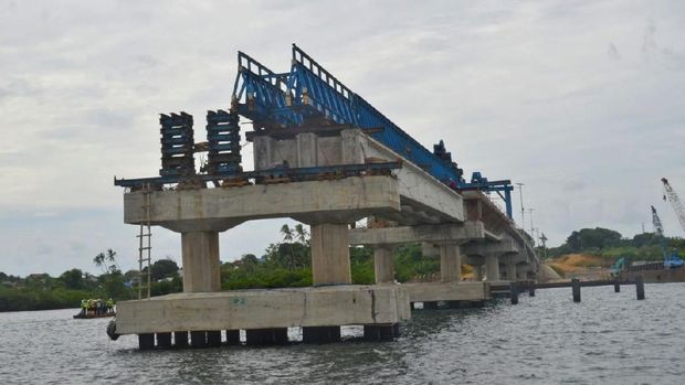 Jembatan Wear Arafura di Maluku