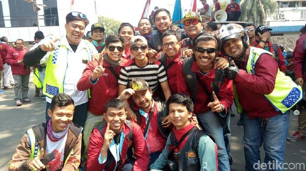 Komunitas Motor Ikut Kawal May Day 2018