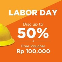 Diskon hari buruh pun diberikan oleh situs belanja Bhineka. Potongan harga hingga 50% diberikan pada sejumlah alat elektronik, alat musik, alat otomotif, hingga perkakas. Adapun ekstra diskon hingga Rp 150 ribu dengan syarat dan ketentuan yang berlaku. Foto: Dok. Bhineka