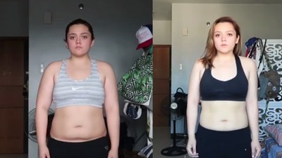 Transformasi Luar Biasa Gadis Filipina Pangkas Bobot 13 Kg dalam 100 Hari