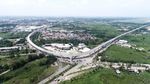 Meliuk-liuk, LRT Palembang Megah Dilihat dari Udara