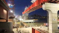 LRT Palembang yang melintasi Sungai Musi tersebut juga bakal menjadi objek perjalanan wisata baru di Sumatera Selatan. Pool/Waskita Karya.