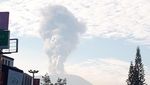 Foto: Abu Letusan Gunung Marapi Membubung 4 Km