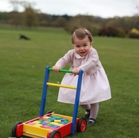 Ini foto resmi yang dirilis Kerajaan Inggris dalam rangka ulang tahun pertama Putri Charlotte. Lebih mirip siapa yah? William atau Kate? (Getty Images)