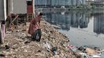 Potret Pemukiman Kumuh di Pinggir Waduk Pluit