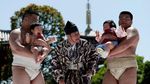 Foto: Festival Bayi Menangis di Jepang