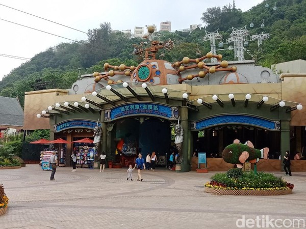 Ocean Park ini memang menjadi destinasi yang cukup digemari wisatawan di Hong Kong (Kanavino/detikTravel)