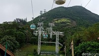 Salah satunya adalah cable car alias kereta gantung yang tingginya sekitar 205 meter (Kanavino/detikTravel)