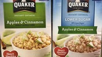 Iklan Quaker ini sih menjual quaker yang mengandung kurang dari 35% gula, tapi kalau diperhatikan ternyata mereka cuma mengurangi porsi isi dari produk quaker tersebut 35% lebih sedikit. Istimewa/AthleticNerd.