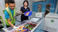 Seperti halnya produk yang dipasarkan, produk makanan beku ini juga bisa diantar hingga ke tempat tujuan melalui jasa kurir. Foto: dok. Blibli