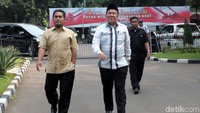 Fahri saat tiba di Mapolda Metro Jaya.