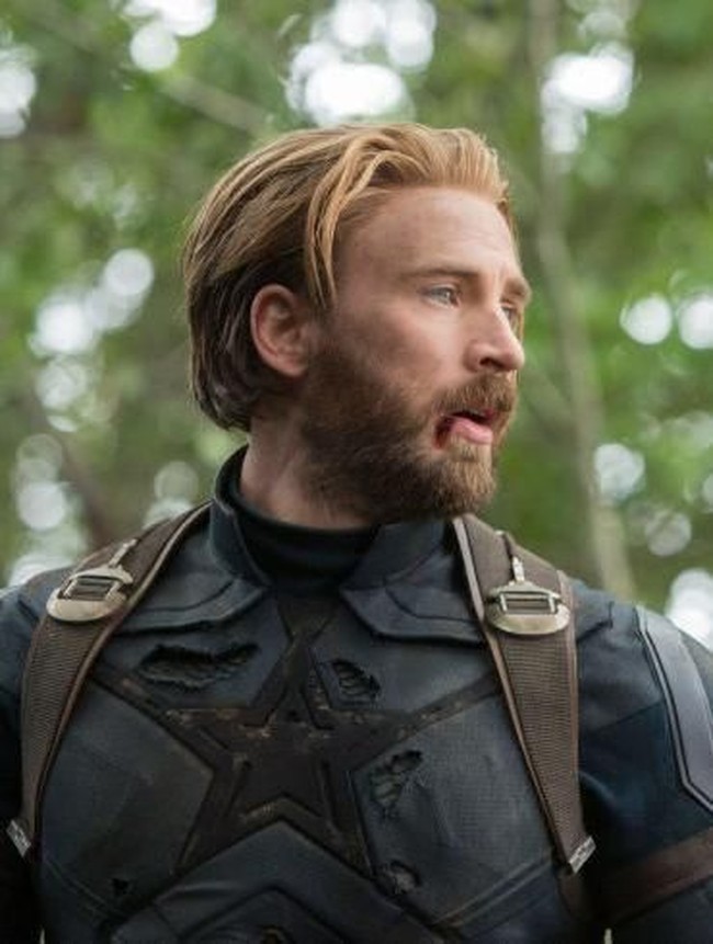 Im not into beards right now but honestly omg Captain Americas beard is literally a work of gd art, netizen mengaku kalau tidak suka pria berjenggot, tapi jenggot di wajah Captain America seperti sebuah karya seni yang indah. Foto: Istimewa