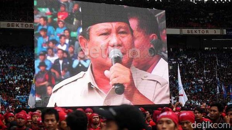 Kawal Prabowo ke KPU, Massa KSPI Kumpul di Patung Kuda Kawal Prabowo ke KPU, Massa KSPI Kumpul di Patung Kuda