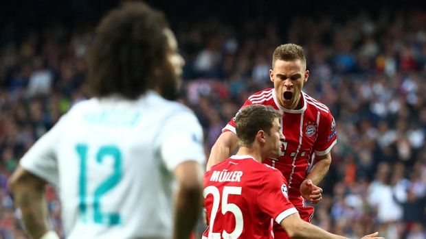 Real Madrid vs Bayern Munchen Imbang 1-1 di Babak I