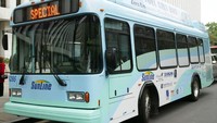 Bus elektrik yang beroperasi di Washington DC, Amerika Serikat. Istimewa/Alex Wong.