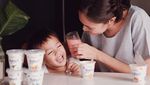 Gemas! Intip Aksi Bjorka, Anak Ringgo dan Sabai Saat Makan Popcorn dan Es Krim