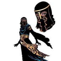 Salah satu pahlawan yang unik bernama Battina. Wanita yang memiliki kekuatan super menghilang dengan mudah ini memakai burqa berwarna hitam. Foto: Istimewa