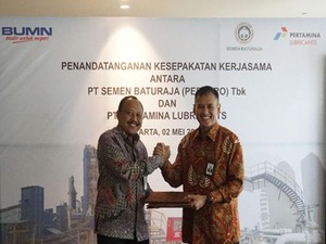 Pertamina Lubricants Dukung Operasional PT Semen Baturaja
