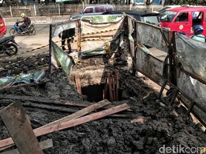 Saksi Ungkap Detik-detik Pak Tarno Tertimbun Gorong-gorong Pluit
