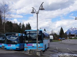 Foto: Bus-bus Gratis Buat Main Ski di Prancis