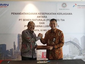 Pertamina Lubricants Dukung Operasional PT Semen Baturaja