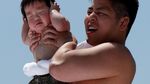 Foto: Festival Bayi Menangis di Jepang