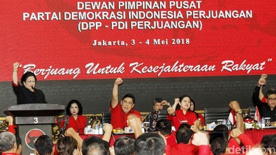 Megawati Buka Rapat Koordinasi PDIP