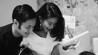 Kekompakkan Dira dengan ayahnya Aldi Bragi saat menyambut kelahiran sang adik. Foto: Dok. Instagram/adirakania