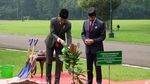 Potret Jokowi dan Sultan Brunei Tanam Pohon Perdamaian