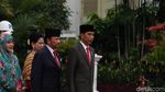 Potret Jokowi dan Sultan Brunei Tanam Pohon Perdamaian