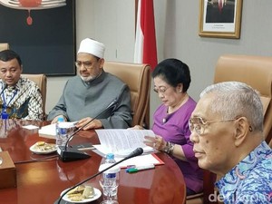 Imam Besar Al-Azhar Temui Mega dkk, Puji Ideologi Pancasila