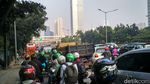 Foto: Ini Penyebab Macet Parah di Casablanca
