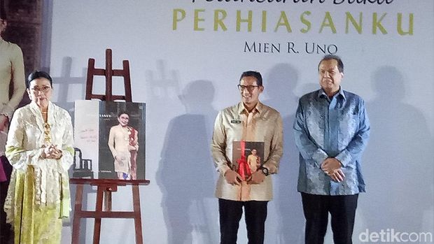 CT hingga Ani Yudhoyono Hadiri Peluncuran Buku Mien Uno