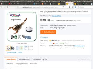 Fakta Racun Kalajengking, Racun Termahal di Dunia