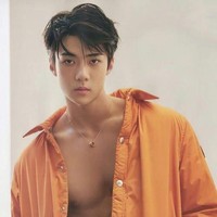 Sehun memikat para fans dengan tubuh atletisnya. Selain perut yang sixpack, magnae atau member termuda EXO tersebut juga punya dada lebar. Ketika diukur dalam sebuah acara, dada bidang Sehun punya lebar 49 cm.  (Foto: Istimewa)