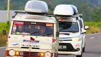 Toyota Kijang, Vioz, dan Sienta menempuh perjalanan ke Timor Leste. Istimewa/Toyota.