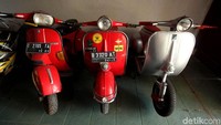 Beberapa koleksi skuter milik Denny.