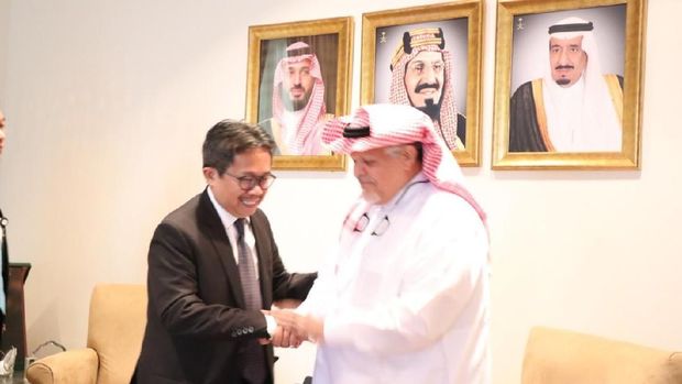 Pihak KJRI bertemu dengan Dirjen Kementerian Luar Negeri Arab Saudi untuk Provinsi Mekah, Jamaal bin Bakr BalKhayour