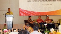 Hadir dalam acara tersebut Direktur Utama PT. Krakatau Semen Indonesia Bambang Tridaso Oktanto didampingi Vice President Sales Semen Indonesia Mufti Arimurti dan Kasubdit Sinkronisasi dan Investasi Infrastruktur KLHK Nanan Abidin. Foto: dok. Krakatau Semen Indonesia